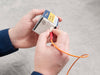 Cubo de limpieza para conectores de fibra óptica con toallitas