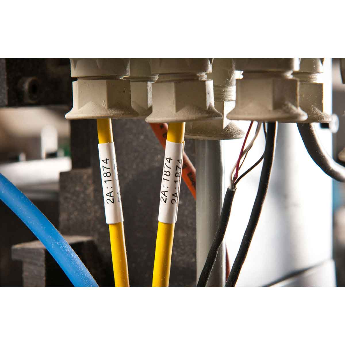 Rollo de etiquetas para cables o alambre calibre 28 a 20 - BMP71/61/TLS2200