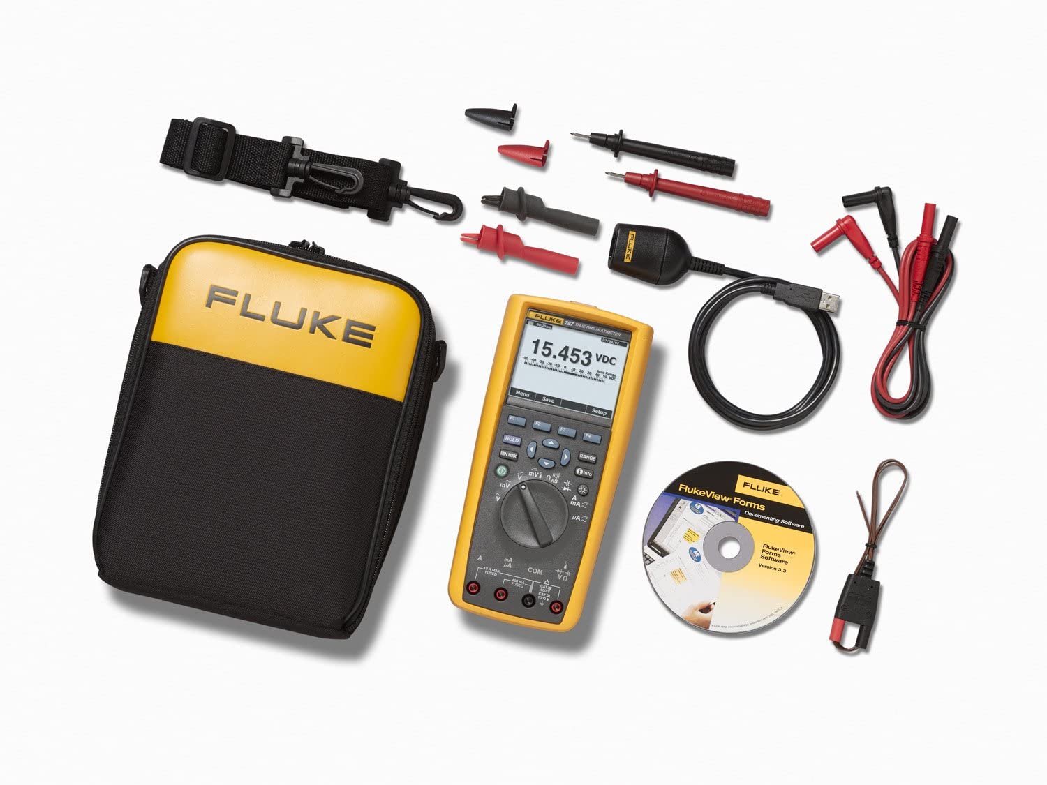 Kit combinado compuesto por Fluke 287 y FlukeView® Forms | FLUKE-287/FVF