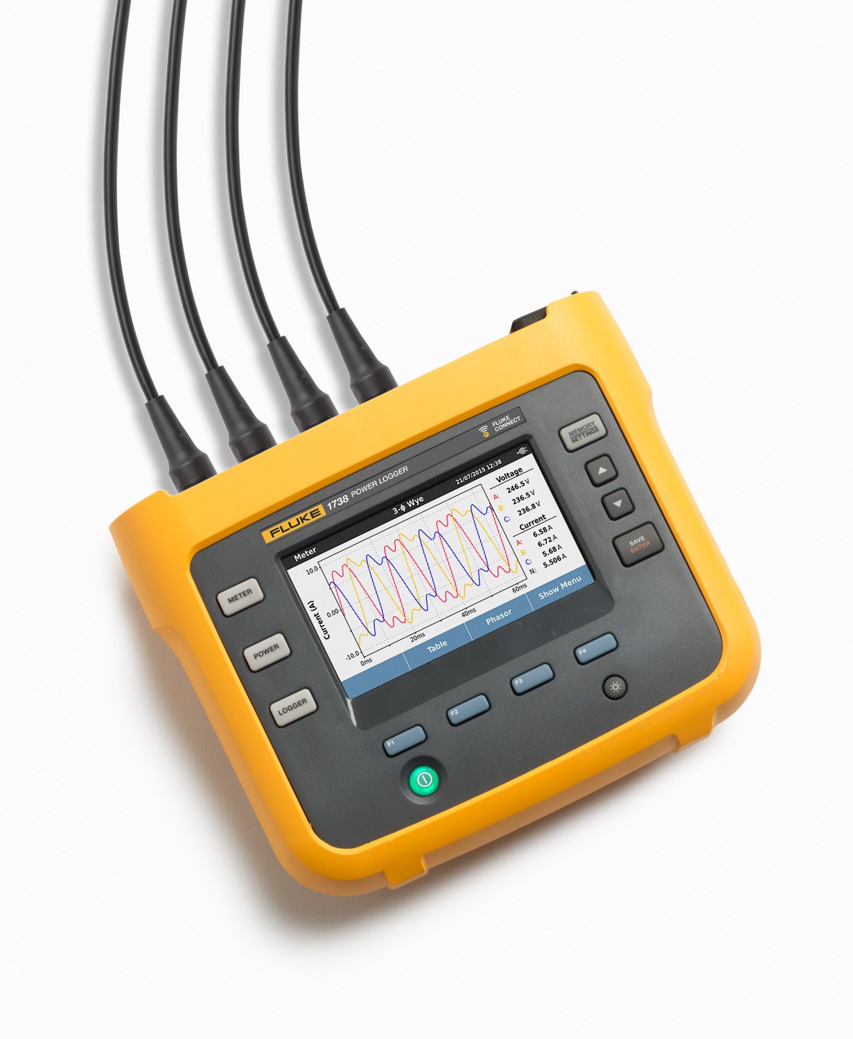 Registradores trifásicos de calidad eléctrica | FLUKE-1738/EUS